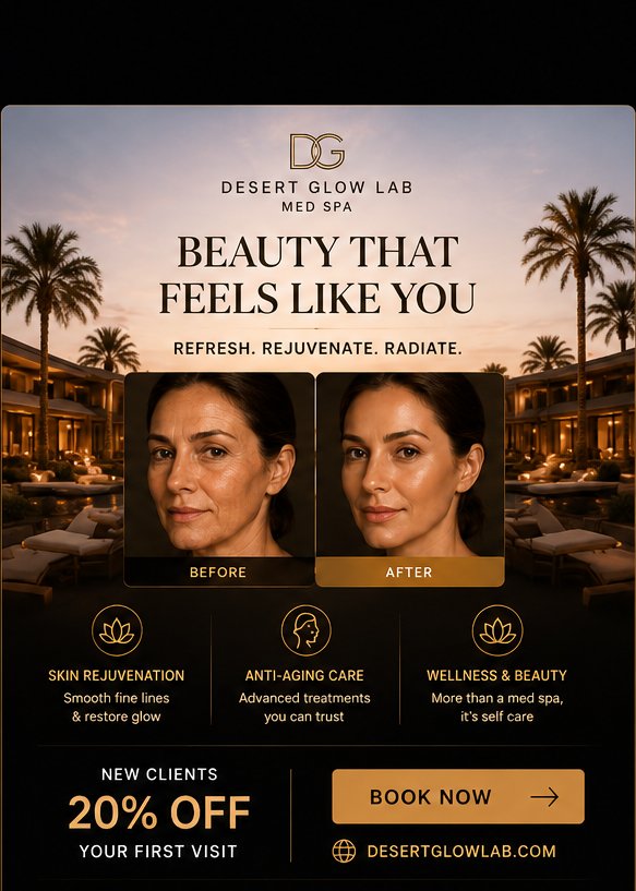 Desert Glow Facebook Ad